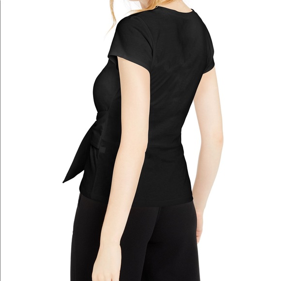 INC Cotton Belted-Detail Top - Picture 2 of 3